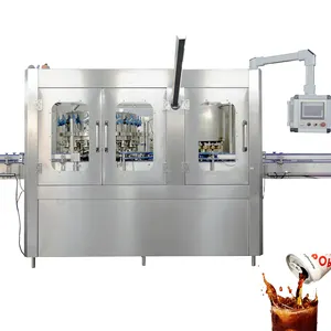 Factory Direct Automatic Beer Can Glass Soda Water Can Filler And Seamer Production Line