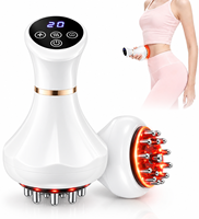 Masseur corporel électrique USB rechargeable à écran tactile multi-aiguilles, masseur anti-cellulite, brûleur de graisse, outil amincissant