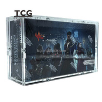 Boîte de protection transparente en acrylique pour cartes Magic The Gathering (MTG) - Vente chaude de la fabrique TCG - Boîte de boosters et de jeux Magic
