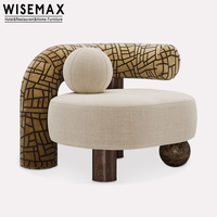 Canapé de salon moderne WISEMAX FURNITURE, fauteuil rembourré en tissu, chaise longue de détente pour hôtel, villa, bureau