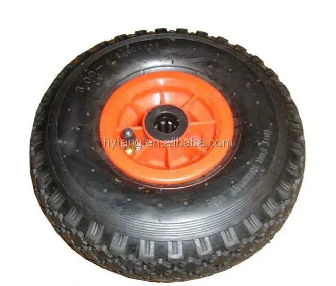 Europe quality air rubber wheel 300-4 (260x85) with steel rim