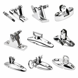 Charnière de pont en acier inoxydable 316 <span class=keywords><strong>pour</strong></span> cadre <span class=keywords><strong>Bimini</strong></span>, fixation latérale, base concave 81mm 92mm <span class=keywords><strong>pour</strong></span> Yacht, Ponton, <span class=keywords><strong>Voilier</strong></span> - Product Image 5