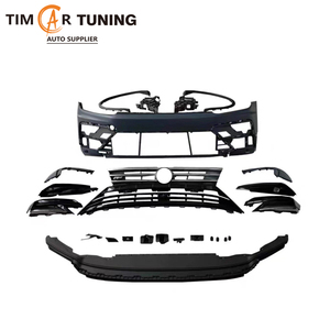 Kit Carrozzeria Auto di Fabbrica Adatto per Tiguan 2018-2021, Griglia Paraurti Anteriore Stile R, Compatibile con Tiguan 2018+ - Product Image 2