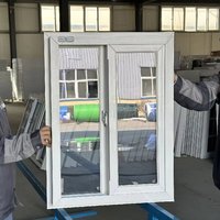 Fenêtre PVC de haute qualité fabriquée en usine Design personnalisé à double vitrage Fenêtre extérieure coulissante étanche à économie d'énergie Extérieur en hauteur