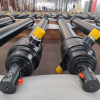 Nouveau vérin hydraulique télescopique à double action en acier pour levage et basculement de charges lourdes, pour roulements de camion (non standard)