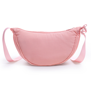Sac bandoulière ajustable en nylon pour femme, forme lune, personnalisable, étanche, avec fermeture éclair, tendance, portable, pour voyage - Product Image 4