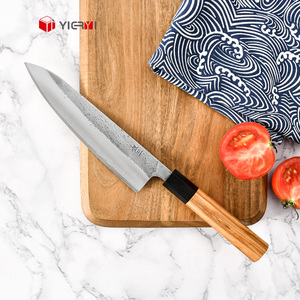 <span class=keywords><strong>Cuchillo</strong></span> <span class=keywords><strong>de</strong></span> Chef Profesional Personalizado OEM, <span class=keywords><strong>de</strong></span> Acero Inoxidable Ginsan, Acabado Japonés Nashiji, con Mango <span class=keywords><strong>de</strong></span> Madera <span class=keywords><strong>de</strong></span> Olivo - Product Image 2