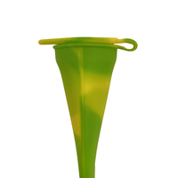 Tube à glaces réutilisable en silicone facile à démouler pour la fabrication maison de glaces et de bâtonnets glacés, avec couvercle