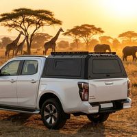 Toldo de Aluminio Resistente e Impermeable para Camioneta de 3 Puertas y Techo Alto, con Ventana Corredera, para Ford F150/Hilux de 5.0 a 5.5 Pies
