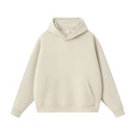 Sweat-shirt à capuche en coton épais 400G pour homme ; Style décontracté automne/hiver, coupe ample, épaules tombantes, extra-épais