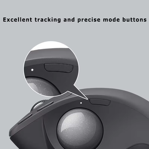 เมาส์แทร็กบอลไร้สาย Logitech MX ERGO S เมาส์ตามหลักสรีรศาสตร์พร้อมตัวรับสัญญาณ Unifying, ระบบคลิกเงียบ, ชาร์จเร็วผ่าน USB-C - Product Image 2