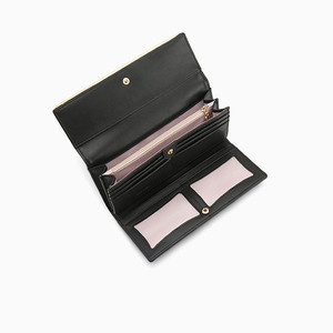 <span class=keywords><strong>Portefeuille</strong></span> pour femmes, design tendance, pochette en <span class=keywords><strong>cuir</strong></span> véritable, cadre métallique, <span class=keywords><strong>portefeuille</strong></span> à trois volets pour femmes - Product Image 6