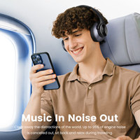 Auriculares Inalámbricos Over-Ear OneOdio A10 con Micrófono Inalámbrico, Cancelación Activa de Ruido (ANC), Resistentes al Agua IPX5 para 5.0