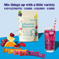 Poudre d'hydratation à marque privée OEM, 20 sachets, 6 électrolytes essentiels, suppléments sportifs, nutrition – Meilleures ventes
