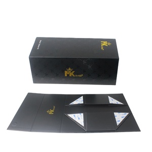 Bán buôn đen dập nóng Rượu Cocktail rượu cà phê nước giải khát hộp giày ăn mặc mỹ phẩm quà tặng từ gấp hộp gói - Product Image 1