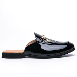 Claquettes d'été pour hommes, respirantes, anti-odeur, style coréen classique et tendance, semelle extérieure en caoutchouc, antidérapantes, confortables - Product Image 3