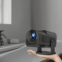 Projecteur 720P à mise au point automatique, 200 lumens ANSI, Android 11 LCD, 2000:1, compatible 4K, portable pour cinéma maison, jeux et extérieur