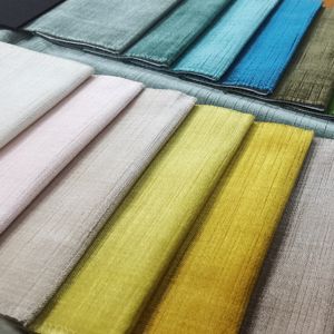 Tela de tapicería de terciopelo tejido con textura flameada, Textiles para el hogar de estilo rugoso con textura para cortinas, sofás, sillas, estilo liso - Product Image 3