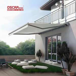 Auvent rétractable <span class=keywords><strong>motorisé</strong></span> <span class=keywords><strong>3M</strong></span> Alliage d'aluminium Terrasse Balcon Patio Extérieur Jardin Étanche Ombre Couverture Cassette Auvent - Product Image 2