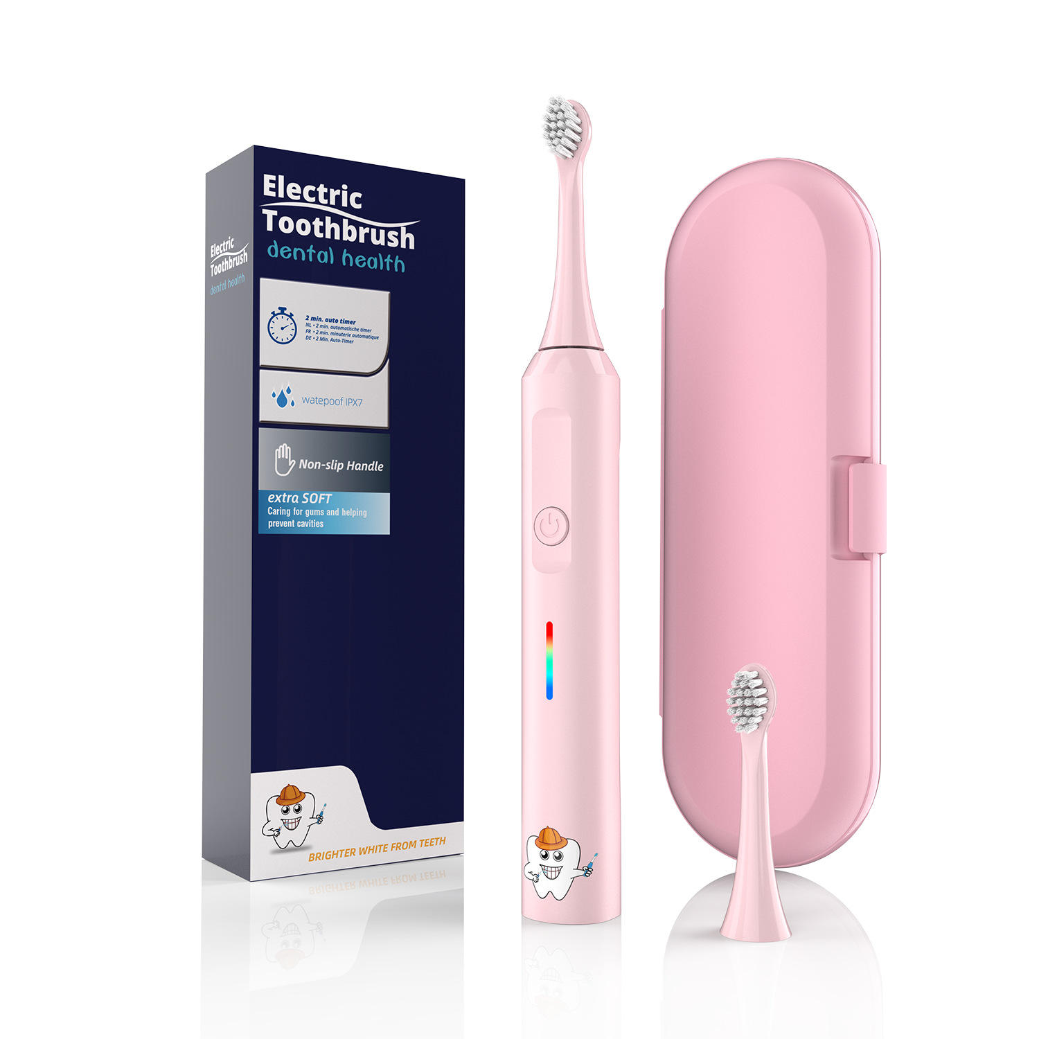 3957B แปรงสีฟัน Sonic Kids - สีชมพู