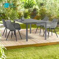 Uland – chaises modernes en plastique avec pieds en acier, chaise en plastique blanc de Restaurant pour fête en plein air
