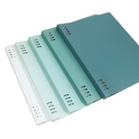 Carnet A5/B5 à feuilles mobiles, classeur à anneaux coulissant, journal détachable, agenda, couverture en PP, organisateur de papeterie pratique