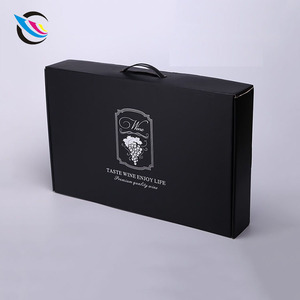 Personalizado botella de cerveza plegables de cartón 6 <span class=keywords><strong>vino</strong></span> de la botella de <span class=keywords><strong>vino</strong></span> de llevar la caja de regalo - Product Image 3