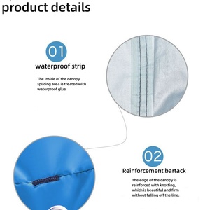 Lona de lluvia Tienda de campaña Refugio Picnic portátil <span class=keywords><strong>Sombra</strong></span> Lona grande Refugio Tiendas de campaña Camping Fly Sheet - Product Image 3