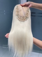 Prothèses capillaires SHY en cheveux naturels, base mono 6*7, cheveux vierges bruts, design à raie centrale, couleur personnalisable, sur mesure