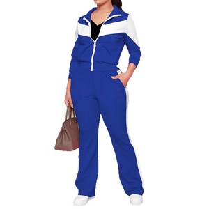 Nuovo Modello 2026 Bestseller: Completo Donna Elegante e Comodo con Felpa Sportiva a Contrasto con Zip e Pantaloni Casual - Product Image 6