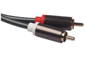 สายสัญญาณเสียงสำหรับผู้หญิง XLR ตัวผู้และตัวเมียแบบ2RCA ป้องกันสำหรับลำโพงมิกเซอร์ของเครื่องขยายเสียง3เมตร - Product Image 4