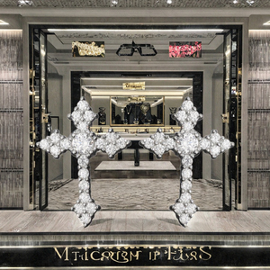 Hot Sale 925 <b>Silver</b> <b>Cross</b> Design Stud <b>Earrings</b> Gold Plated GRA Moissanite Fashion Jewelry at an Price - Product Image 2