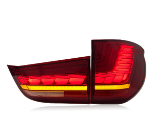 Nuevas Luces Traseras LED Rojas de 12V con Diseño de Escamas de Dragón, Lente Transparente, 6000K, 6000 Lúmenes para X5 F15 2014-2018, Plug and Play, 100% Compatibles, Alta Calidad - Product Image 1