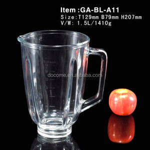Licuadora de piezas de repuesto: Licuadoras, exprimidores, tapa de tarro + base inferior con cuchilla y anillo de sellado para licuadoras de piezas <span class=keywords><strong>Syo</strong></span> - Product Image 2