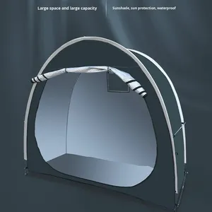 Carpa Cuadrada para Bicicleta de Ciclismo al Aire Libre, de Apertura Automática Rápida, Portátil, Grande, Impermeable, Resistente al Sol y al Polvo, Ampliada - Product Image 2