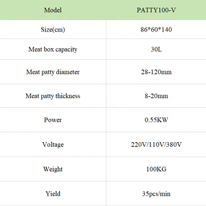 Nouvelle presse à hamburgers <span class=keywords><strong>et</strong></span> machine automatique de formage de galettes de viande pour nuggets <span class=keywords><strong>et</strong></span> burgers - Product Image 4