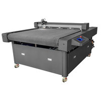 Plotter de corte de gráfico plano de doble cabezal de alta precisión Teneth con soporte de velocidad rápida medio corte y corte completo