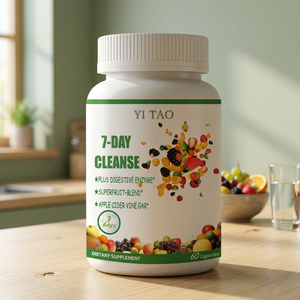 Capsules de nettoyage en 7 jours pour le côlon et la détoxification intestinale, marque privée/OEM, supplément digestif à base de plantes, nettoyage corporel complet, naturel - Product Image 1