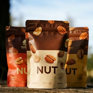 Custom Printed Logo Resealable Dried Food Snack Stand up Pouch Ziplock Doypack Plastic Packaging Mylar Bag Smell <b>Proof</b> for Nuts - Product Image 2