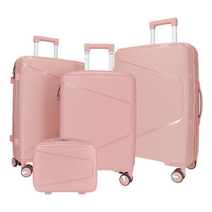 Conjunto de 3 Peças de Malas de Viagem Trolley OMASKA em PP Personalizadas 20, 24, 28 Polegadas com Zíper para Mulheres - Product Image 1