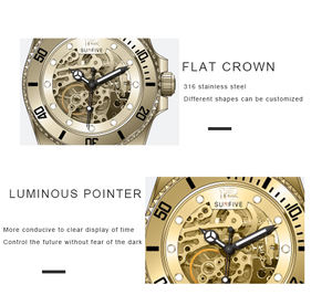 BOMAXE personalizado barato de alta calidad roles oro Japón movimiento buceo hombres impermeable hombres vestido Logo relojes de lujo - Product Image 5