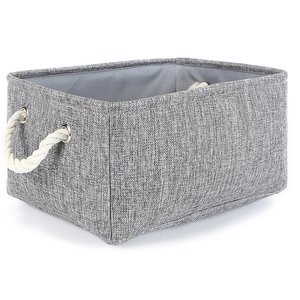 Modern <strong>Wardrobe</strong> Storage <strong>Basket</strong> Fabric Storage <strong>Basket</strong> with Handle - Product Image 1