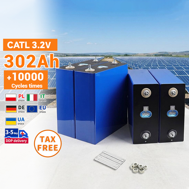 CATL Grade a LiFePO4 3.2V 302Ah 280Ah 314Ah 340Ah Prismatic Battery Cell Lithium Iron Phosphate for Solar Storage ESS