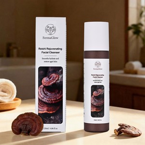Limpiador <span class=keywords><strong>Facial</strong></span> Fermentado de Reishi, Desintoxica los Poros, Elimina Impurezas, Equilibra el Sebo, Revitaliza la Piel Opaca, Restaura la Apariencia Suave, Lavado <span class=keywords><strong>Facial</strong></span> - Product Image 2