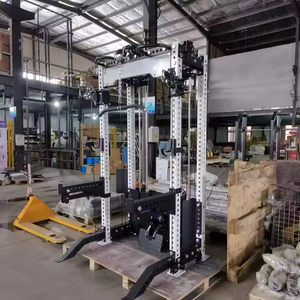 Phòng tập thể dục nhà kéo xuống và hàng thấp Combo đa chức năng điện Rack cáp chéo máy với thép đối trọng 70kg - Product Image 5