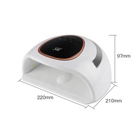 Lampe UV LED SML haute puissance pour ongles, affichage numérique intelligent, détection automatique, séchage rapide du gel, idéale pour les salons de manucure