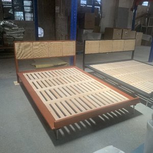 Moderno stile cinese in legno massello <span class=keywords><strong>letto</strong></span> matrimoniale con testiera di alta qualità per camera da <span class=keywords><strong>letto</strong></span> mobili in legno - Product Image 5