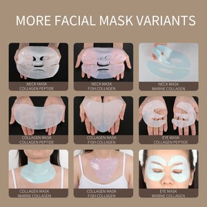 Masker Wajah Niacinamide Warna-warni Perawatan Kulit OEM Grosir, Masker Lembaran Hidrogel Kolagen Kristal - Product Image 6