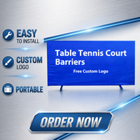 Offre Spéciale – Barrière de Tennis de Table Personnalisée, Stable et Durable, en Tissu Oxford de Qualité, Pliable, pour Séparateurs de Terrains de Pickleball et Équipement de Court