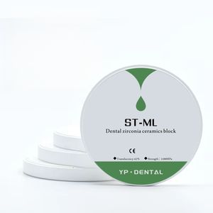 ST ML Bloc dentaire en zircone pour fraisage CAD/<span class=keywords><strong>CAM</strong></span> au fauteuil, disques de zircone multicouches haute résistance, prix usine - Product Image 2